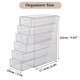 thumbnail image 4 of Organizador de Accesorios para el Cabello Unique Bargains Caja de Almacenamiento de Cajones Multicapa con 6 Cajones Transparente, 4 of 7