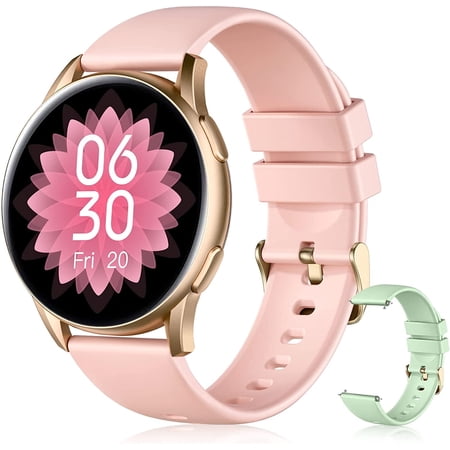 Dirrelo Smart Watch 1.32" IP68 Waterproof 360*360 High Pixel Case with Black Sport Band