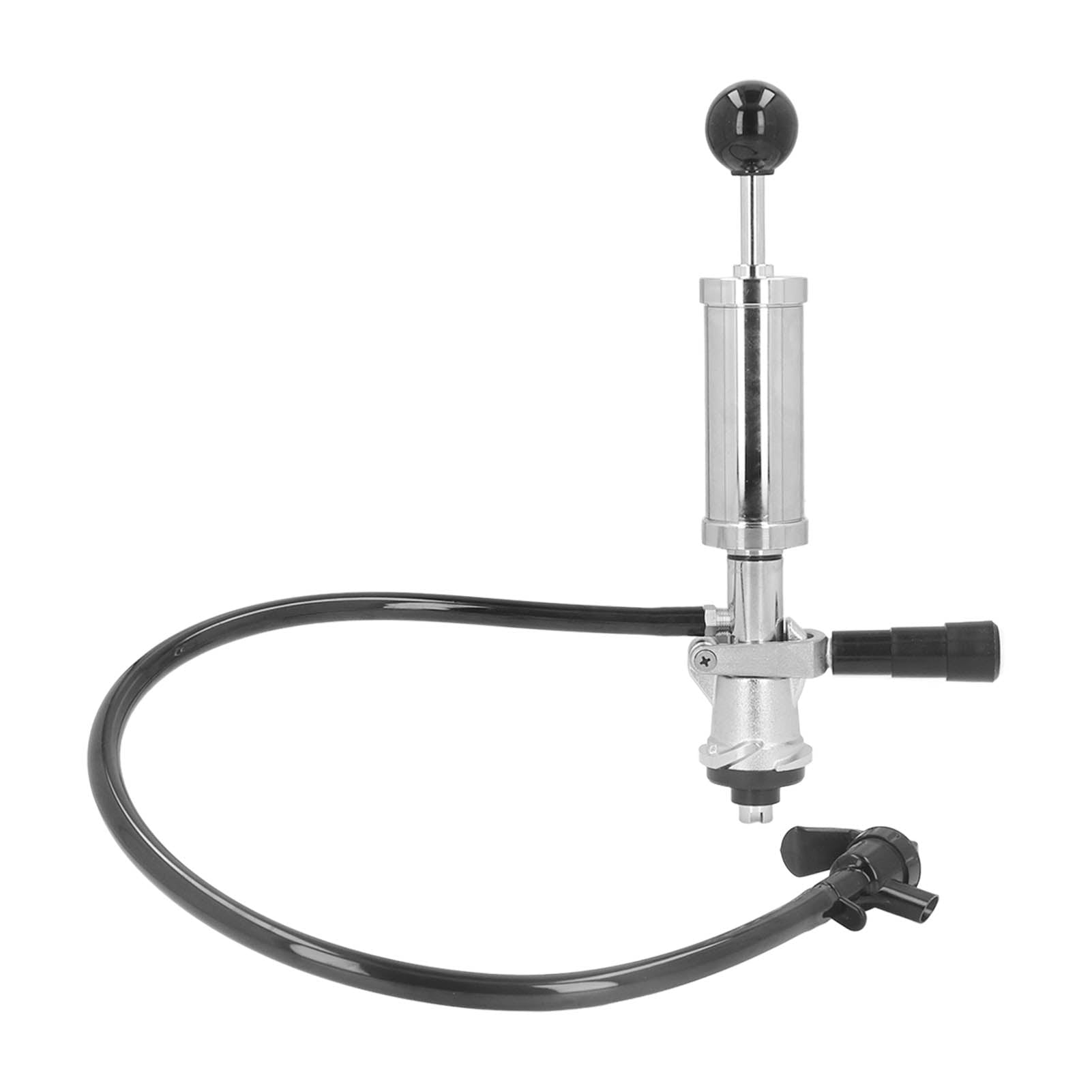 Beer Keg Tap Pump, 4 Inch Threaded Stainless Steel Easy S Keg Party