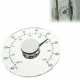 thumbnail image 6 of Minkissy Thermometer Acrylic Stainless Steel Home Users 3Pcs 4.3 Inch Diameter, 6 of 8