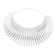 thumbnail image 2 of Collar de babero de declaración de estilo Sunnimix Gargantilla plata, 2 of 7