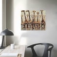 thumbnail image 4 of Orinice Giraffes Fine Art Aesthetic Wall Painting Canvas Print for Home Decor - Bedroom, Office, Kitchen, Classroom, Bathroom 20x16in, 4 of 6