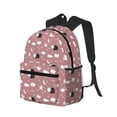 thumbnail image 2 of Daiia Cute Calf School Backpack for Men Women, Unisex Large Waterproof Bookbag Schoolbag Casual Daypack for High School/College/Teens/Travel/Work Black, 2 of 8