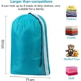 thumbnail image 4 of Laundry Bag, Extra Large Heavy Duty Travel Large Laundry Bag for Traveling, Hold 4 Loads of Laundry, Dirty Clothes Storage Bag, Washer Dryer Safe for College Students (2 Pack, Blue & Gray), 4 of 4