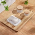 thumbnail image 7 of Shoreew Self Draining Soap Dish Silicone Soap Tray Waterfall Drainer Soap Holder for Bathroom Shower Bath Tub Kitchen Sink, 7 of 7