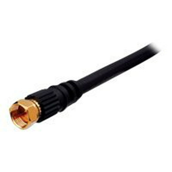 VANCO 50' RG6 WITH F EACH END BLACK