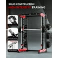 thumbnail image 5 of HARISON Squat Rack with Pull Up Bar, Multi-Function Power Cage Home Gym, Workout Equipment Cage (Weights/Bar Not Included), 5 of 8