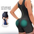 thumbnail image 4 of Mujeres Shaper Control de abdomen Levantamiento de glúteos Cremallera de entrepierna abierta Irfora Beige/XL, 4 of 7