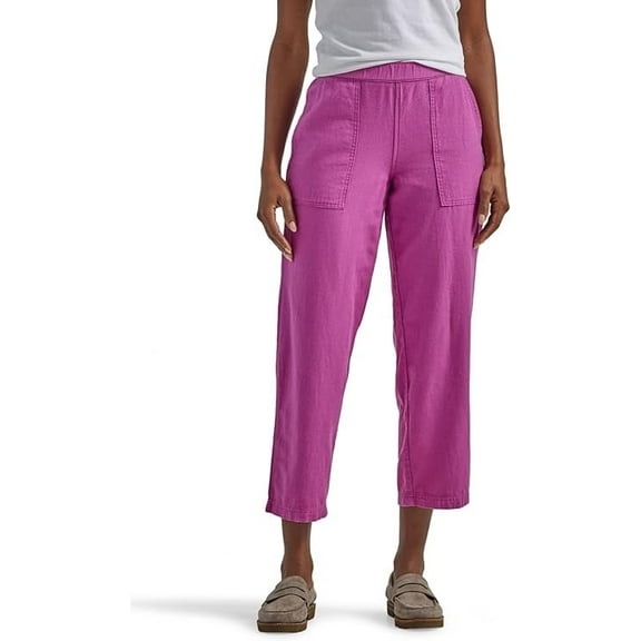 Lee Women's Ultra Lux Mid Rise Pull-On Crop Capri Pant