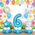 thumbnail image 2 of Easter Themed Number Balloons For Holiday Party And Birthday Celebrations With Metallic Gold Shine Event & Party, 2 of 5