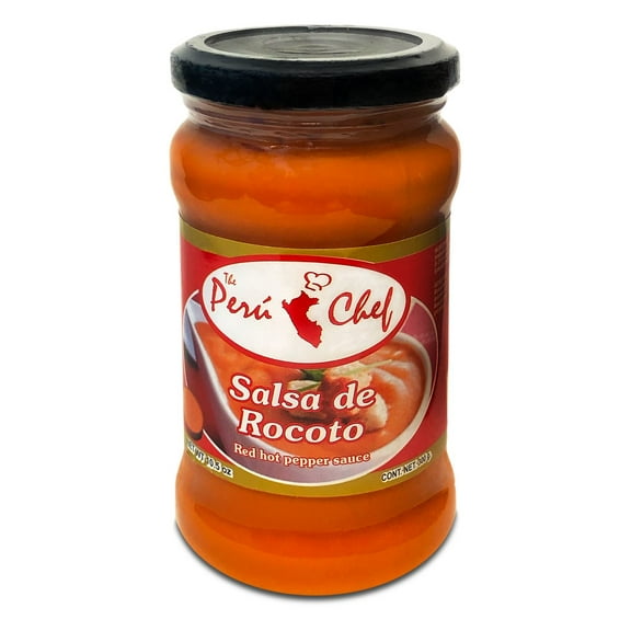 PeruChef Salsa Rocoto Peru | Peruvian Red Hot Pepper Sauce 10.5 oz