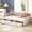 Beige, variant on Gray Twin Size Daybed with Drawers - Sturdy Wood Frame, Smooth Caster Drawers