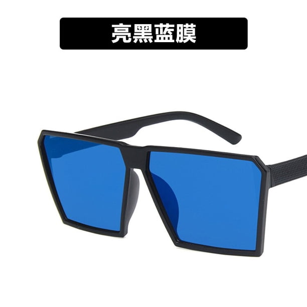 Gafas de sol cuadradas clásicas para niños y niñas, lentes con espejo colorido, forma cóncava, personalidad, Anti-UV, Street Beat Fivean unisex