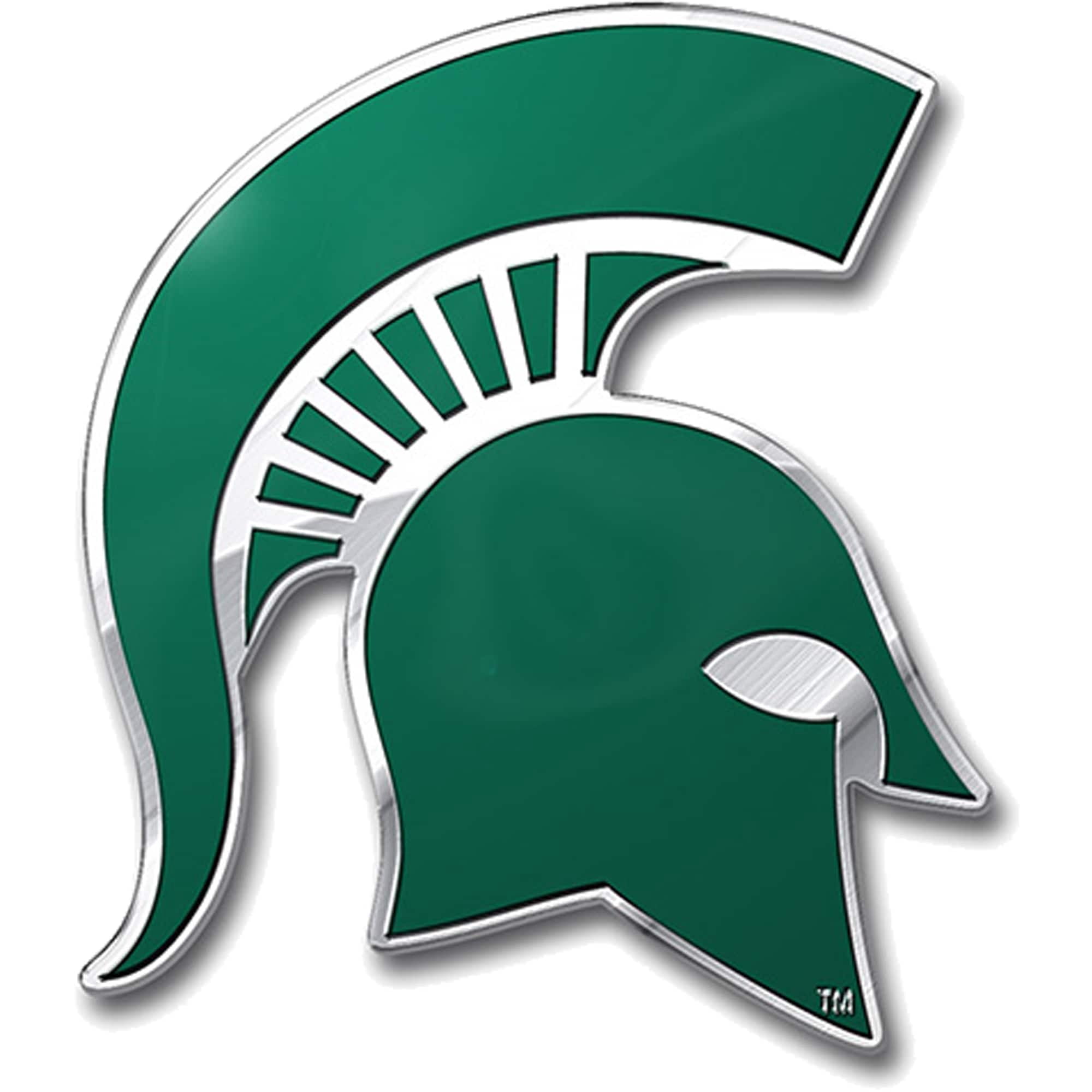 Michigan State Spartans Color Emblem 3 Car Team Decal Walmart Com