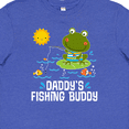 thumbnail image 4 of Inktastic Daddys Fishing Buddy Cute Frog Youth T-Shirt, 4 of 5