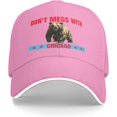thumbnail image 1 of Don't Mess with Chicago hat Strong Chicago Baseball Cap, 1 of 7