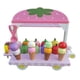 thumbnail image 2 of Carrito de helado de madera, juguete de simulación de helado Montessori, juego de mostrador de helado, comida de imitación, juguetes para niños,, 2 of 9