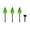 Green, variant on Solar Garden Lights Flickering Flame Stake Lantern, Waterproof LED Outdoor Decor for Yard Patio, Realistic Fire Effect for Lawn Pathway Night Ambiance Multicolor