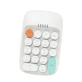thumbnail image 2 of Teclado numérico para computadora portátil de 18 teclas, teclado digital de contabilidad silenciosa de 18 teclas blanco, 2 of 9