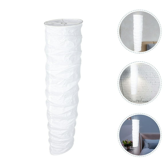 OULII Paper Floor Lamp Oval Flat Shape Dustproof For Living Room 1Pack