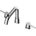 thumbnail image 5 of Brushed Nickel Bathroom Faucet 3 Hole,8 Inch Bathroom Faucet with Metal Pop-up Drain Assembly, Two Handle Vanity Faucet with cUPC Supply Lines, 8" Widespread Bathroom Sink Faucet, 5 of 6