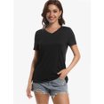 thumbnail image 6 of Womens Short Sleeve Round Neck Shirts Summer Top Fashion Basic Tee, 6 of 6