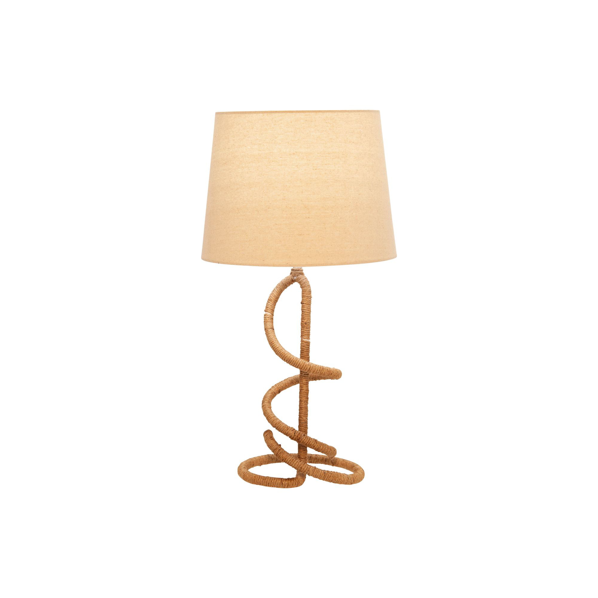 Shades Of Brown Twist Table Lamp Decor, Twist Table Lamp