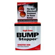 2 Pack - High Time Bump Stopper Sensitive Skin Razor Bump Treatment, 0.5 oz