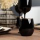 thumbnail image 3 of Copas de vino BLUESKY Elegant sin tallo negras con borde dorado, 360 ml, 3 of 5