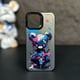 thumbnail image 3 of Fashion Graffiti iPhone15 Case Suitable for iPhone14 13Pro Max Models Cartoon Animal Pattern Matte Plated Soft Silicone Material, 3 of 5