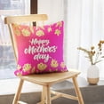 thumbnail image 5 of LALILO Throw Pillow Covers Happy Mother Day Greeting Card With Cushion Cover 18" x 18", 3477 Pack, 5 of 6