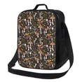 thumbnail image 1 of Fotbe Mushroom Garnish Lonchera Bolsa de Almuerzo para Hombres y Mujeres, Lonchera de Gran Capacidad, Bolsa de Almuerzo Reutilizable, Bolsa Térmica Aislante, 1 of 7