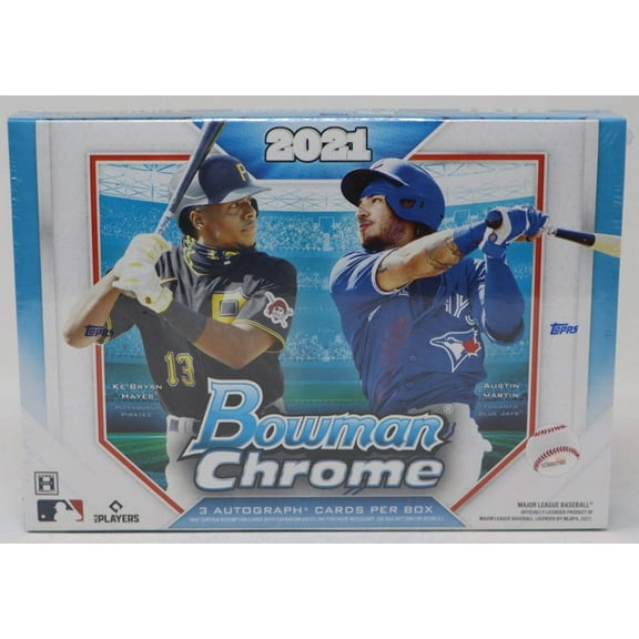 2021 Bowman Chrome Baseball Box (HTA) (3 Autos)