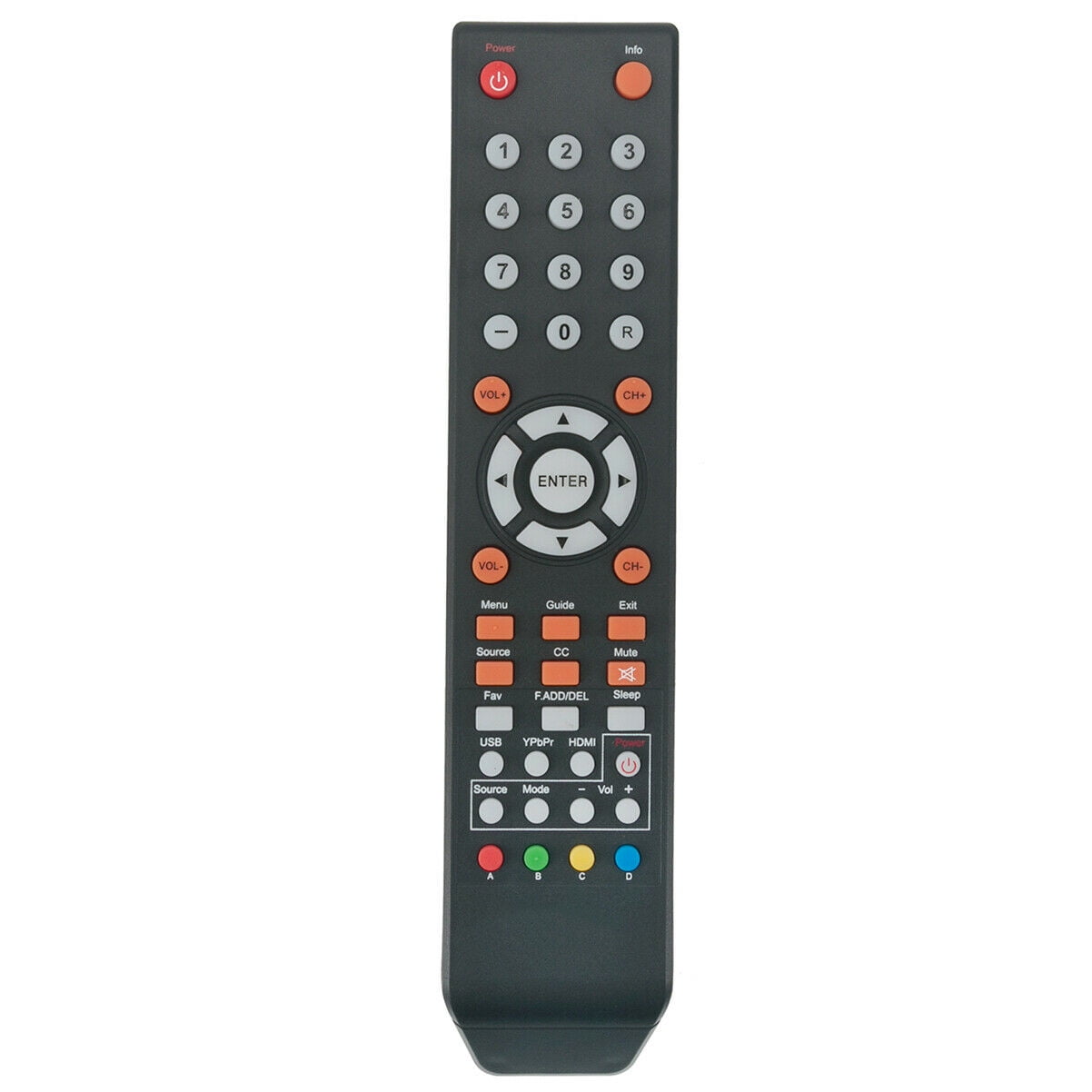 New Remote for Sceptre TV X322BVSR U750CVUMR E195BDSRR E195BVSRR