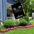 thumbnail image 6 of Cat Welcome House Flag 28 x 40 Inch Large Vertical Double Sided Black Cat Show Two Eyes Seasonal Outside Décor for Garden Yard Farmhouse Flags, 6 of 6