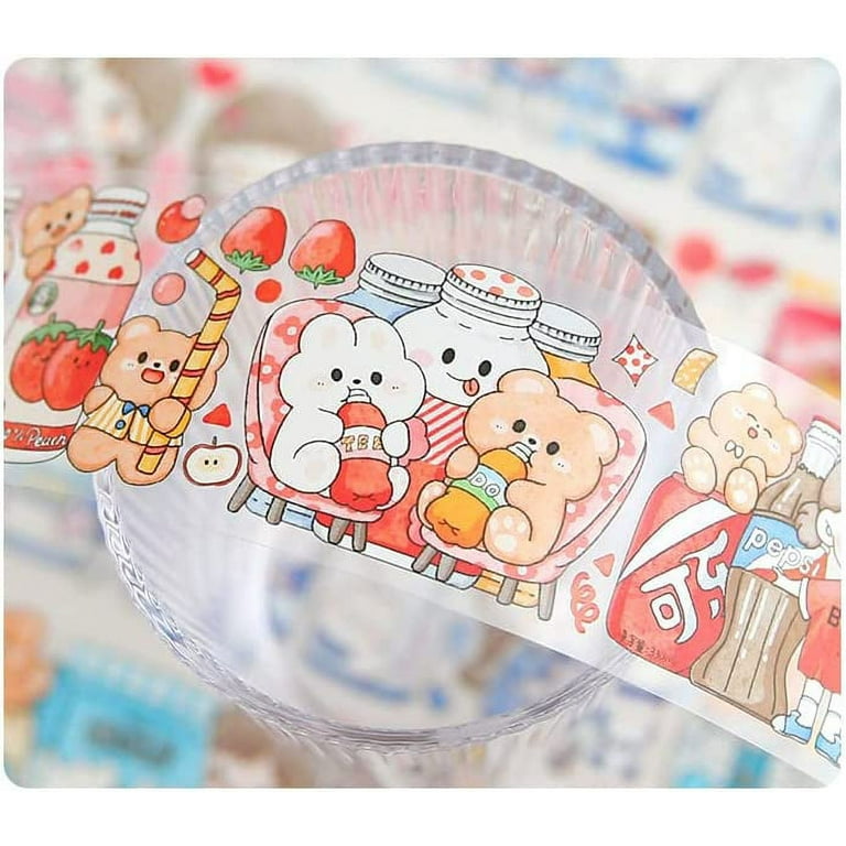 Kawaii Washi Tape Set - Cute Cartoon Washi Paper Masking Tape Set, Creative  DIY Decorative Sticker for Journaling, Scrapbooking, Crafts, Aesthetic