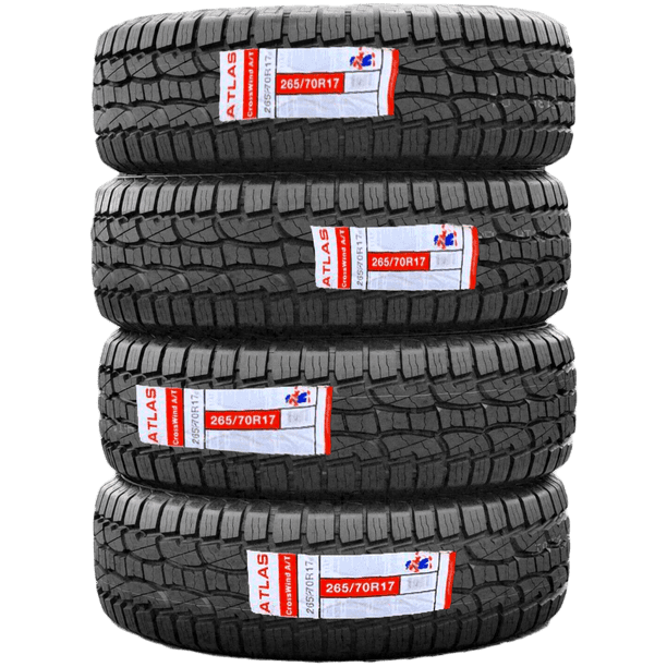 Set of 4 (four) Atlas Crosswind Crosswind A/T All Terrain Radial Tire