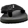 thumbnail image 5 of NORTY Mens Flip Flops Adult Male Thong Sandals Grey Black - Runs 1 Size Small, 5 of 7