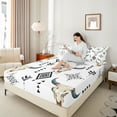 thumbnail image 4 of jejeloiu Boho Exotic Style Bed Sheets,Bohemian Bull Skull King Sheets,Retro Aztec Geometric Sheet Set For Boys Teens,Microfiber Bedroom Decor,4-Piece, 4 of 7