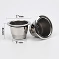 thumbnail image 3 of Refillable Coffee Capsule Pod Espresso For Nespresso Original Line Machines 2Cup, 3 of 7