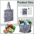 thumbnail image 2 of Classic Paisley Reusable Shopping Bag - Eco-Friendly Foldable Tote with Large Capacity (16x15), 2 of 6