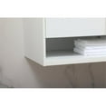 thumbnail image 5 of 48 inch single bathroom vanity in white, 5 of 8