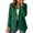 02-Green, variant on Blazers for Women Long Sleeve Lapel Button Open Front Suit Jacket Business Casual Work Blazer with Pockets