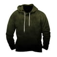 thumbnail image 2 of zfwon Men's Hoodies Loose Drawstring Hooded Pullover Gradien Long Sleeve Sweatshirts Casual Warm Jumpers with Pocket Fall Winter Lightweight Sports Pullover Size M-3XL, 2 of 5