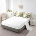 thumbnail image 5 of jejeloiu Kawaii Cute Hummingbird 7-Piece Twin Bedding Sets,Tropical Monstera Leaf Bedding Comforter Set For Girls Teens Reversible, 5 of 8