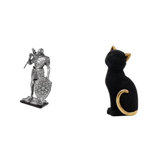 Figura de escritorio,Estatua de caballero,estatuilla,escultura,artesanía,decoración de escritorio,Arte coleccionable decorativo para la decoración del hogar y la oficina,Figura de