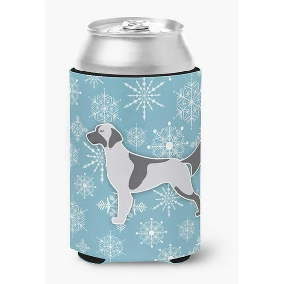 Winter Snowflake English Setter Can or Bottle Hugger