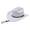 White, variant on KLKCMS Western Cowboy Hat for Men And Women, Fashionable with A Wide Brim, Ideal for Carnivals, Festivals And Performances. Black