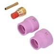 thumbnail image 3 of Welding Torch Kit,  Toughness 4Pcs Durable TIG Gas Lens Excellent Plasticity  For WP 9 20 25 For Argon Arc, 3 of 8