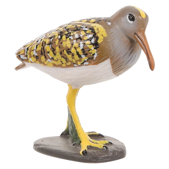OULII Coffee Resin Bird Figurine Realistic Owl Statue for Garden Office Home Decor